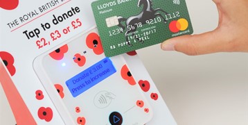 2017 Poppy Appeal to accept contactless card donations